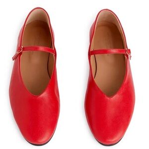 Leather Mary Jane Flats